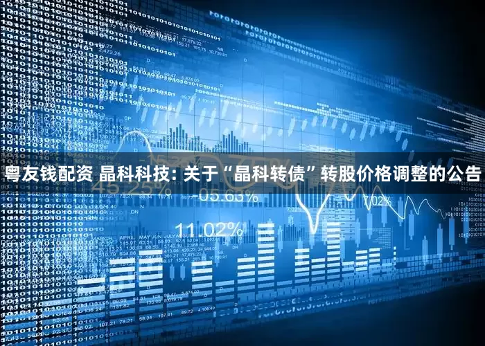 粤友钱配资 晶科科技: 关于“晶科转债”转股价格调整的公告