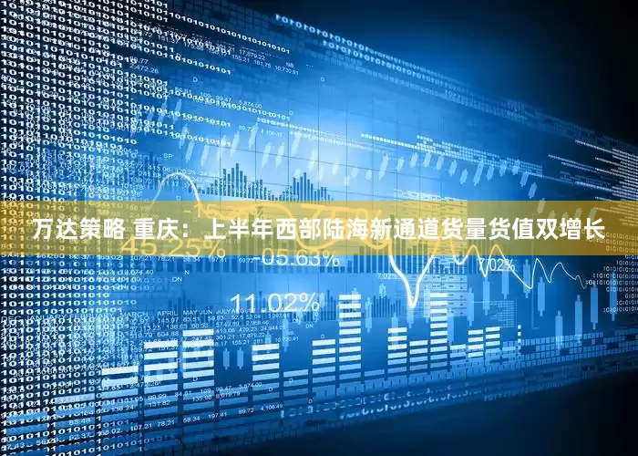万达策略 重庆：上半年西部陆海新通道货量货值双增长